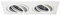 Astro Interior Downlight/Recessed Spot Light, Aluminium, 50 W, Matt White