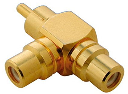 ICT Adattatore 1 RCA M / 2 * RCA F A Forma F