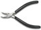 The Beadsmith Bent Chain Nose Pliers – Extra Fine Tips – 4.5 inches (114mm) – PVC Grip Handle with Double Leaf Springs – Jewelry Making Tool for Creating Bracelets, Earrings and Necklaces