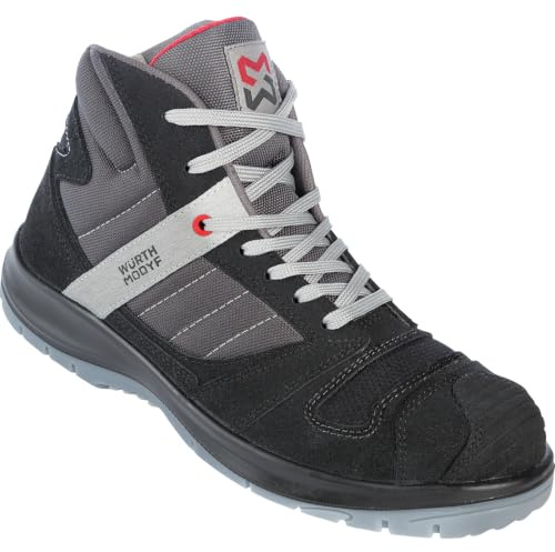 WÜRTH MODYF Sicherheitsstiefel S3 SRC Stretch X in schwarz - Arbeitsschuhe für Herren und Damen - metallfrei & wasserabweisend - in den Größen 36-48