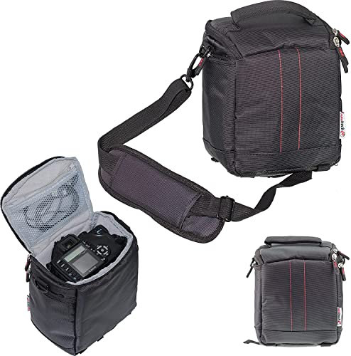 Navitech Black Camera Bag Case for The VTech KidiZoom Duo Camera