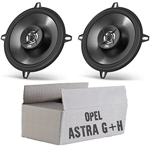 Lautsprecher - Einbauset passend mit JBL Stage2 524 | 2-Wege | 13cm Koax für Opel Astra G + H Tür hinten