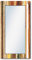 ARTLAND Wandspiegel Ganzkörperspiegel mit Holz Deko Rahmen 60x120 cm Spiegel zum Aufhängen Shabby Chic Kunst Used Look Braun T9LR