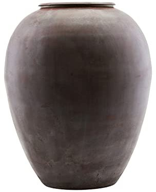 House Doctor 205340780 Vase, Eisen, Glas, Rot/Violett