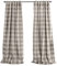 Elrene Home Fashions Farmhouse Living Grainger Rideau de fenêtre occultant à Carreaux de Buffle, pour Salon et Chambre à Coucher avec Pattes à Passe-Tringle, 132,1 x 241,3 cm, Gris, 1 Panneau
