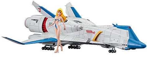 Hasegawa 064777 1/72 Crusher Joe, Minerva with Alfin Figure, Plastic Model Kit