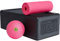 BLACKROLL Unisex – Erwachsene Yoga Schaumstoffrolle, SCHWARZ/PINK, OneSize