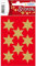 HERMA 3925 Sticker Sterne 6-zackig, gold Ø 33 mm aus Goldpapier, 6-zackig, permanent, 3 Blatt / 24 Sticker