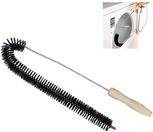 Brosse de nettoyage pour machine à laver, Kit de nettoyage pour évacuation de la sécheuse Brosse longue et flexible pour serpentin de réfrigérateur Matériaux métalliques de haute qualité 28,35 pouces