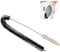 Brosse de nettoyage pour machine à laver, Kit de nettoyage pour évacuation de la sécheuse Brosse longue et flexible pour serpentin de réfrigérateur Matériaux métalliques de haute qualité 28,35 pouces