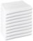 ROYAL EUROPE TEXTILE SL 10 Toallas de Ducha 100% algodón Medidas 70x140 cms Color Blanco. 450 Gramos/m2.