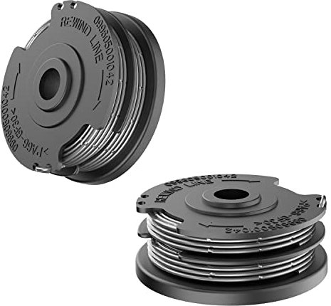 Bobina a Filo per Tagliabordi,2 Pezzi Φ1.6mm 6m F016800351 Bobina di Ricambio Nylon,Bobine per Bosch ART 24 27 30 30-36 LI Decespugliatore