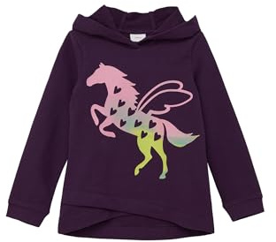 s.Oliver Mädchen 2133900 Sweatshirt mit Kapuze, 4836 lila, 92/98