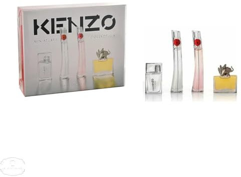Kenzo Flower 4 Piece Gift Set: Flower Eau De Parfum 4ml - Flower By Poppy Bouque