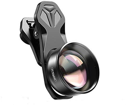 HUIOP HB2X Lente Telefoto Teleobjetivo de Múltiples Capas 2X para Lentes Dobles/Smartphone de Lente Única para X/XS / 8P Celulares Galaxy