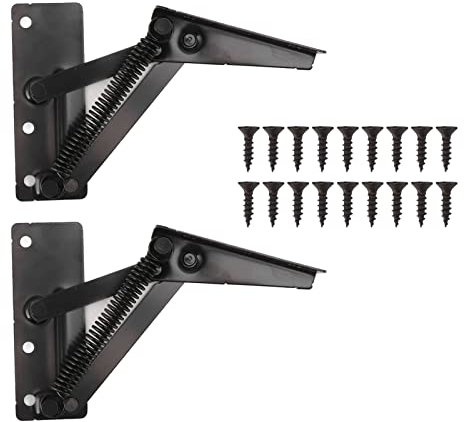 Bisagra de Cizalla de 80 Grados, Bisagra de Soporte Plegable hacia Arriba para Puertas de Armario, Cama, sofá, Muebles