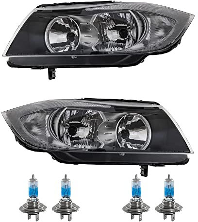 EISENFELS Set 106570353 erstellt mit Scheinwerfer links und rechts + COOL BLUE INTENSE H7 Leuchtmittel kompatibel mit 3er Touring E91 E90