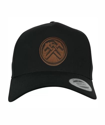 Shirtbild Dachdecker Cap Mütze Handwerker Geschenk, Muster Name: Gebogen