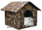 Vinnypet Katzenhaus Für Draußen Winterfest Wasserdicht Wetterfester Katzenhöhle Haustierhaus mit Katzenmatte Warm Hundehöhle Waschbar Hundehaus Tierheim Für Streuner Haustiere 35x30x35cm
