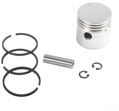 Luftkompressor-Kolben + Kolbenring-Set, Ersatzkolben für Kolben-Luftkompressoren und Luftpumpenkolben (51 mm)