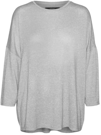VERO MODA Damen Vmbrianna 3/4 Pullover Boo Rep Pullover