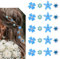 Mezrkuwr 20 Stück Blaue kleine Blumen-Haarspangen, Mini-süße Strass-Metall-Haarnadeln für Frauen, Hochzeit Haarschmuck, Braut-Haarspangen für Mädchen (4 Blumenmuster)