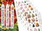 Sugeru 6 PCS Kerzentattoos Weihnachten (200+ Muster) - DIN A5,Wassertransferdruck | DIY asserschiebefolie Kerzenfolie | Kerzenaufkleber Weihnachts Sticker | Deko,Ostern,Adventskerze (Weihnachten V)
