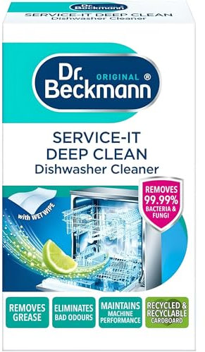 AMK® Service It Deep Clean Dishwasher Cleaner Removes Limescale and Grease Maintains Appliance Performance