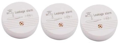 DOITOOL Wasserleckdetektor Sensor Alarm Für Zuhause Überlaufüberwachungsgerät Leckage Tropfdetektor Für Küche Badezimmer Keller Tropfalarm Wasseralarm Leckdetektor