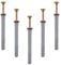 [FIXINGS DIRECT] Power Guard Nylon Hammer Screws | Frame Fixing With Wall Plug Countersunk Head Screw Suitable For Concrete & Masonry | Nylon Screws Zinc Plated Wall Plug Fixings (M8 x 140mm (100))