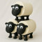 Sheep Toilet Roll Holder – 3 Pack Freestanding Funny Sheep Design | Quirky Bathroom Accessory | Funky Toilet Paper Storage | Cute Novelty Decor for Home or WC