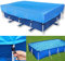 400 x 210 cm Pool Abdeckplane Rechteckig Poolabdeckung für Planschbecken Rechteckig Aufblasbarer und Frame Pool Regensichere Staubdicht UV-beständig