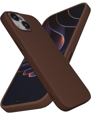 X-level für iPhone 15 Hülle, Dünn Weich Case, Braun | Handyhülle Soft Silikon Bumper Cover Kratzfeste Schutzhülle