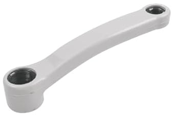cyclingcolors Linker Fahrradkurbelarm, 150 mm Länge, grau, JIS-Vierkantachse mit Nylonschutz Fahrrad kurbel