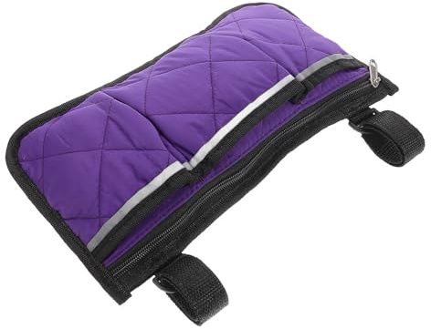 Toyvian Rollstuhl Armlehnentasche aus Robustem Material Multifunktionale Seitentasche 32,5x18cm Organizer für Rollstuhl und Rollator Sichere Befestigung Großes Fassungsvermögen Geeignet