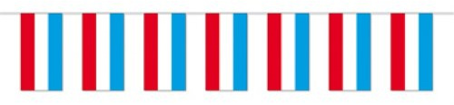 Everflag Papierfahnen-Kette 5m : Luxemburg