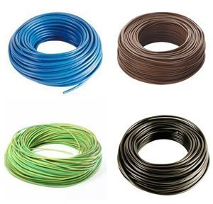 Filo elettrico unipolare da 1,5mm vari colori matassa 100 metri