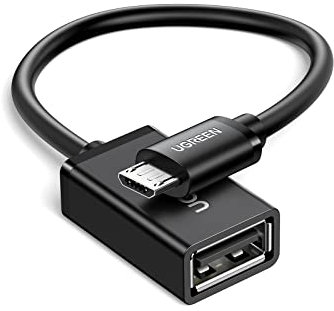 UGREEN Micro USB OTG Kabel USB 2.0 Micro USB OTG Adapter Kompatibel mit Galaxy S7, S7 Edge, S6, S6 Edge, Note 2, Nexus 7, Android oder Windows Handy Tablet mit OTG Funktion
