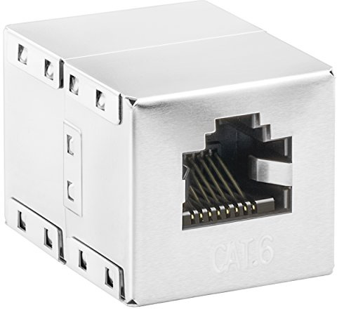mumbi CAT.6 Ethernet Modular Kupplung/ RJ45 Netzwerkkabel Buchse/Adapter für Cat6 Kabel (1 Stück)