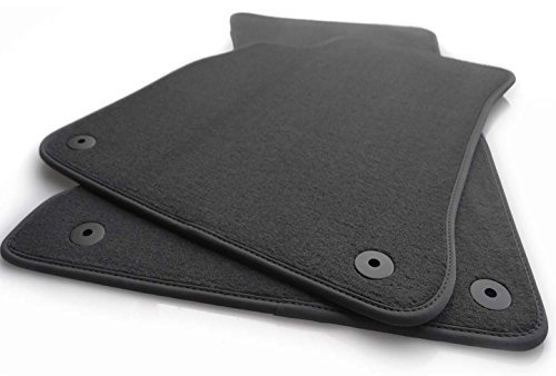 kh Teile Fußmatten passend für A6 S6 RS6-4G C7 Premium Velours Automatten, Anthrazit, 2-teilig