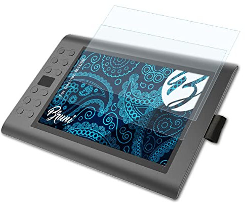 Bruni Schutzfolie kompatibel mit Gaomon M106K Folie, glasklare Displayschutzfolie (2X)