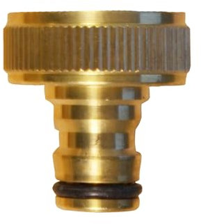 Jardibric - Nez de Robinet en Laiton 26x34 - Connecteur Robuste pour un Raccordement Durable et Fiable à Votre Robinet d'Eau.