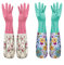 buwei Durable Waterproof Household Glove Dishwashing Cleaning Rubber