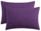 RUIKASI Pillow Cases 2 Pack Purple - Purple Plain Pillowcases with Envelope Closure Breathable Premium Brushed Microfiber Set of 2 Pillow Covers Standard 50x75 cm