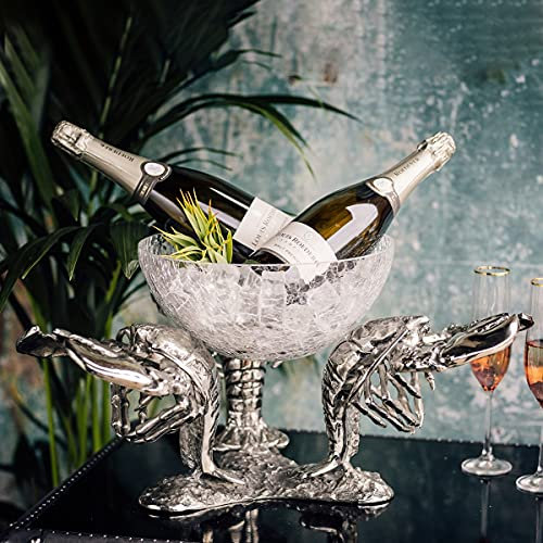 Culinary Concepts Lobster Punch Bowl Champagne Glass Ice Bucket