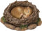 Vivid Arts Real Life Woodland Dormouse Asleep in Nest Resin Home Garden Lawn Decoration Ornament NF-DM09-F