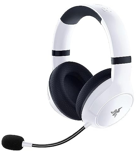 Razer Kaira Wireless Gaming Headset for Xbox Series X|S, Xbox One: Triforce Titanium 50mm Drivers - Cardioid Mic - Breathable Memory Foam Ear Pads - EQ Pairing Button - Windows Sonic - White