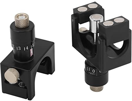 Hobelmesser-Setter, 2 STÜCKE Magnetisch verstellbarer Nonius-Einstellung Jig Jointer Messerlehre Holzbearbeitungswerkzeug