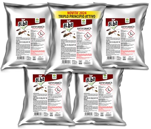 Albagarden - Trappola Formiche con Gel Insetticida - Esche Con Insetticida Anti Formiche - Ambienti Esterni Orto Casa - Pronto all'Uso x 24 Pz
