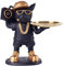 Dekorative Statue Französische Bulldogge mit Ablagetablett - Elegantes und praktisches Geschenk für Tierliebhaber und Design (Rap)